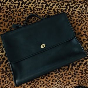🖤 Vintage classic unisex carry on Coach briefcase